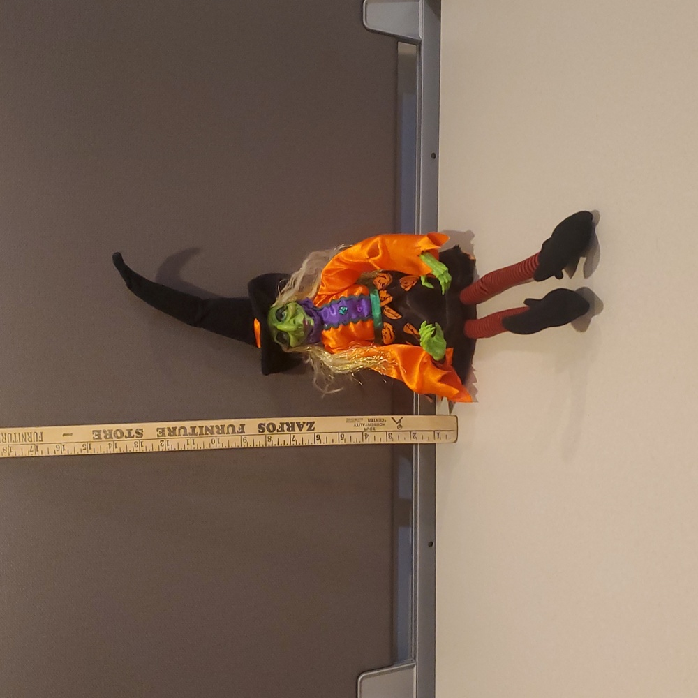 Pier 1 Witch with Orange and Black Details
